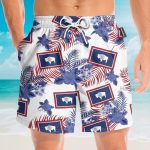 Wyoming Proud Men'S Button'S Up Shirts Hawaiian Shirt & Beach Shorts