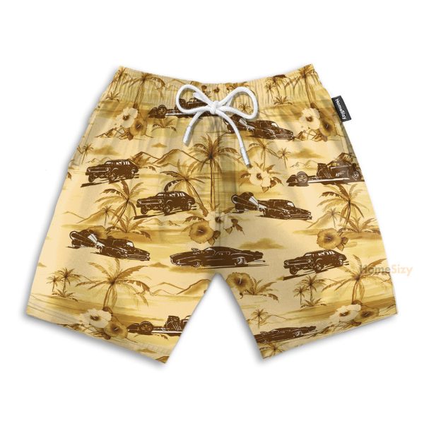 Dirt Track Racing Men'S Button'S Up Shirts Hawaiian Shirt & Beach Shorts