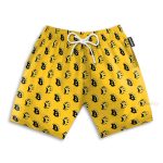 Isometric Bitcoin Cryptocurrency Hawaiian Shirt & Beach Shorts Qt4111801