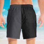 Gray And Black Ethereum Cryptocurrency Hawaiian Shirt & Beach Shorts