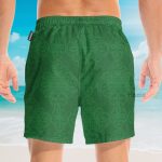 Firefighter Irish Braitre Thar Gach Ni Green Cross Axes Hawaiian Shirt & Beach Shorts