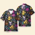 Ghost Pomo Seamless Pattern Hawaiian Shirt