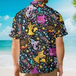 Ghost Pomo Seamless Pattern Hawaiian Shirt