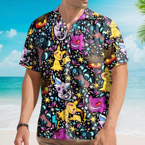 Ghost Pomo Seamless Pattern Hawaiian Shirt