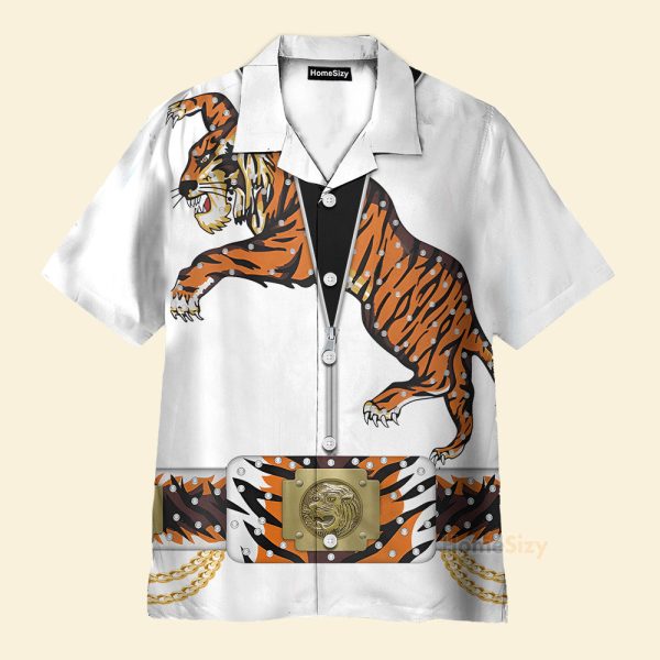 Elvis Presley Tiger Costume Hawaiian Shirt Elhs03