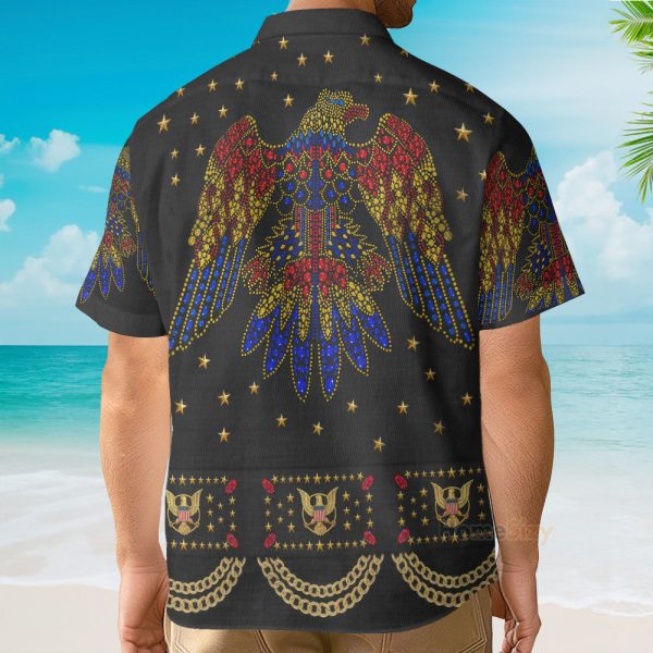 Elvis Presley Aloha From Hawaii Black Cosplay Costume Hawaiian Shirt
