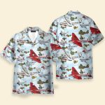 3D Aircraft Pattern Summer Hawaiian Shirt