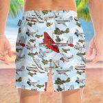 3D Aircraft Pattern Summer Hawaiian Shirt