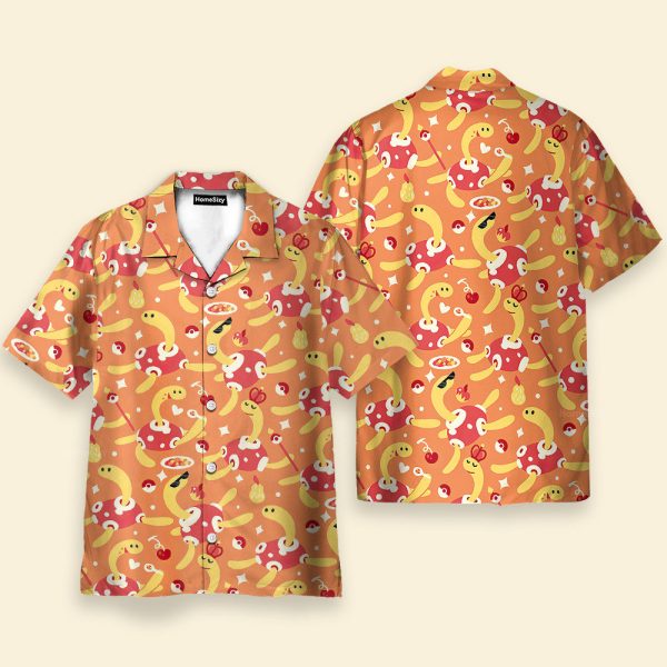Pomo Seamless Pattern V3 Hawaiian Shirt