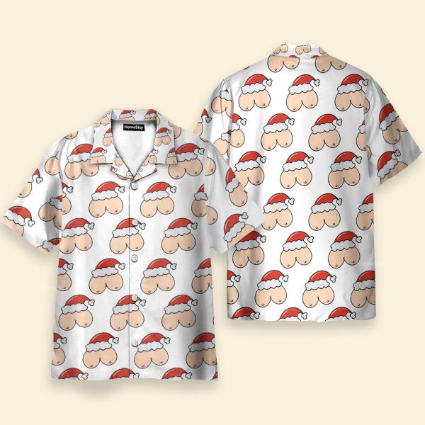 Merry Christmas Boobs Hawaiian Shirt Qt4121303