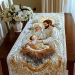 Bethlehem Starlight Quilted Table Runner