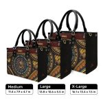 Mantra - I Am A Fierce Spirit - Personalized Leather Handbag Mb03