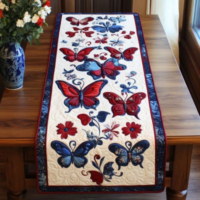 All-American Garden Quilted Table Runner