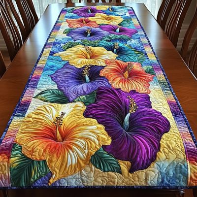 Aloha Beauty Quilted Table Runner
