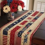 American Threads Quilted Table Runner