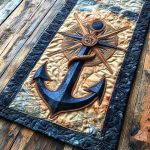 Anchors Away Quilted Table Runner
