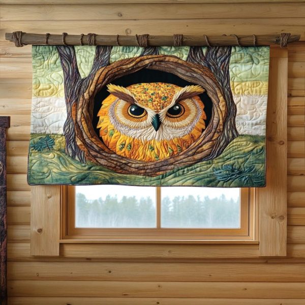 Ancient Wisdom Quilted Valance