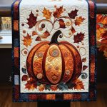 Autumn Whisper Quilted Table Runner