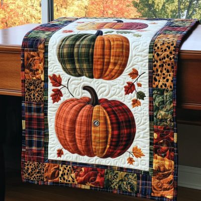 Autumn Acres Delight Quilted Table Runner