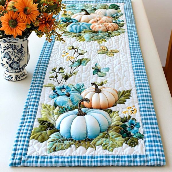 Autumn Blessings Quilted Table Runner