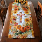 Autumn Crosslight Quilted Table Runner