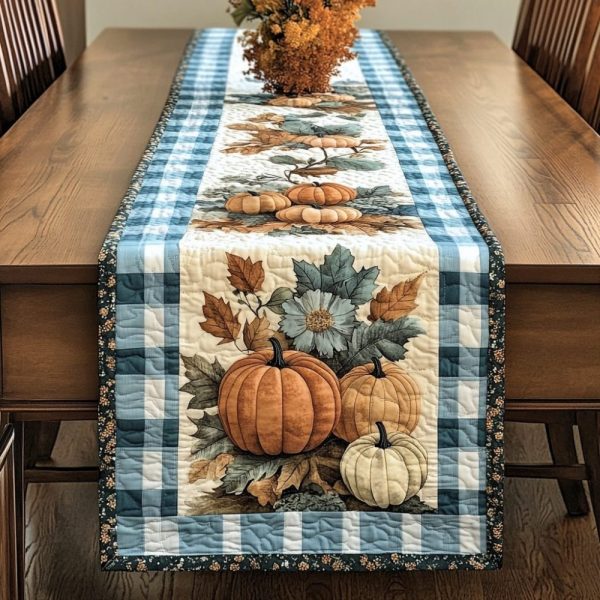 Autumn Light Falls Quilted Table Runner