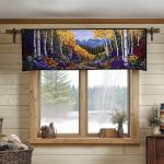 Autumn Trail Quilted Valance