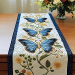 Azure Charm Quilted Table Runner