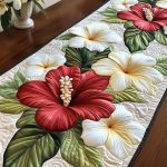 Beach Garden Quilted Table Runner