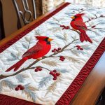 Berry Whisper Quilted Table Runner