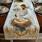 Bethlehem Starlight Quilted Table Runner