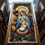 Angels Of The First Noel Quilted Table Runner