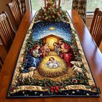 Bethlehem Star Quilted Table Runner