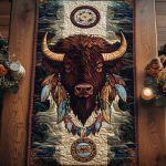 Bison Spirit Quilted Table Runner