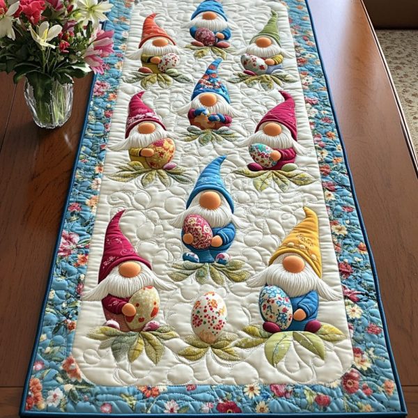 Bloom Gnome Quilted Table Runner