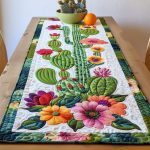 Blooming Desert Quilted Table Runner