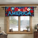 Blooming America Quilted Valance