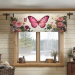 Blooming Wings Quilted Valance