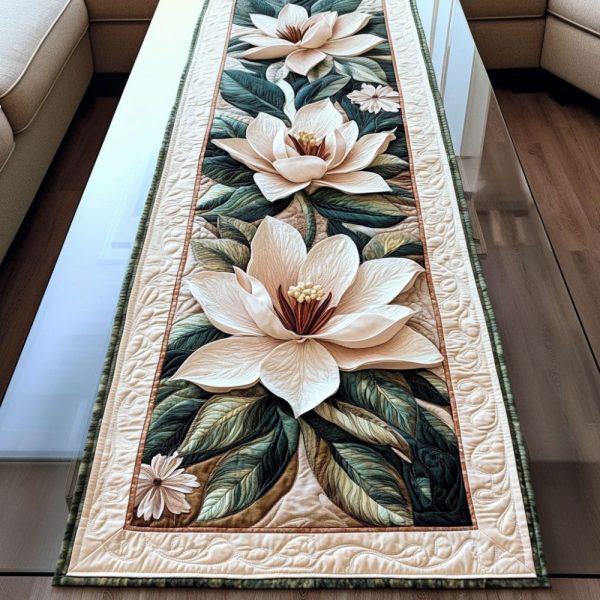 Blossom Royale Quilted Table Runner