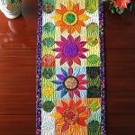 Sunflower Quilted Table Runner