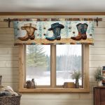 Boots And Hats Quilted Valance