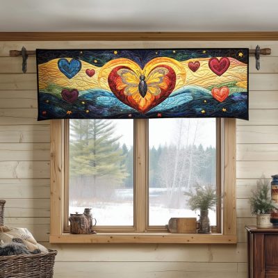 Boundless Heart Quilted Valance