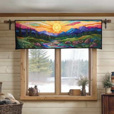 Bright Horizon Quilted Valance