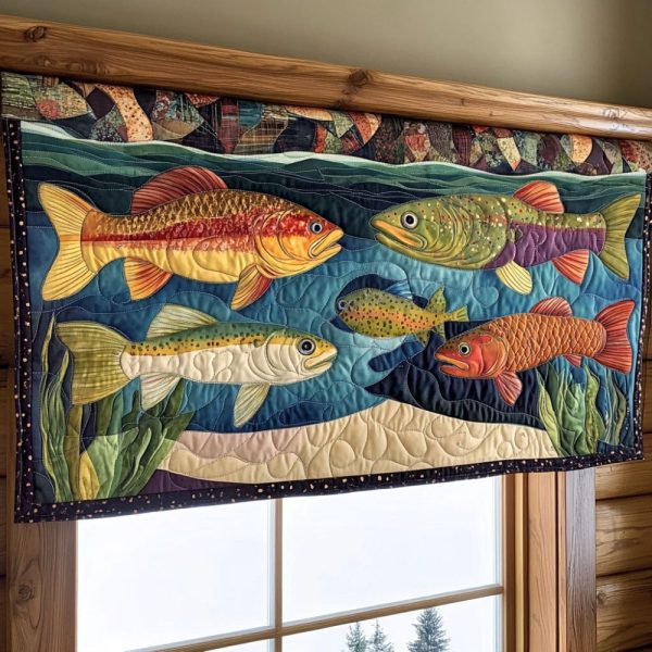 Brookside Bounty Quilted Valance