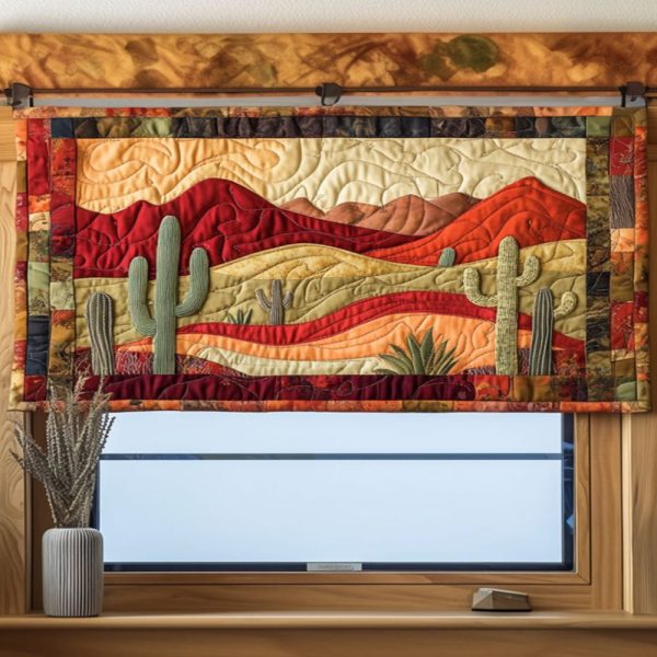 Cactus Valley Quilted Valance
