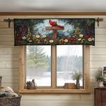 Cardinal Blessings Quilted Valance