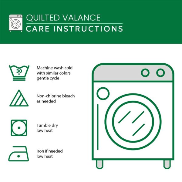 Easter Elegance Quilted Valance