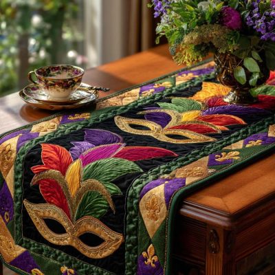 Carnival Fever Quilted Table Runner