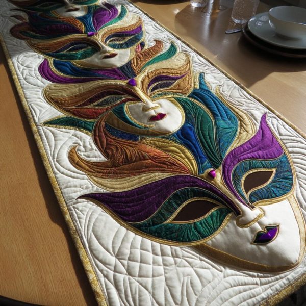 Carnival Spirit Quilted Table Runner
