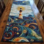 Celestial Beacon Quilted Table Runner